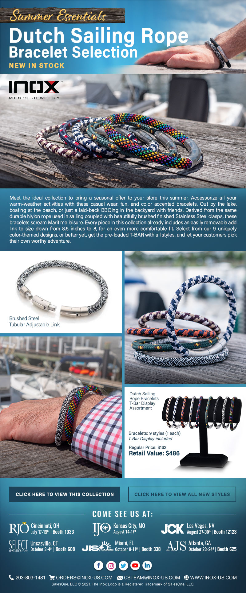 New Dutch Sailing Rope Bracelets for Summer