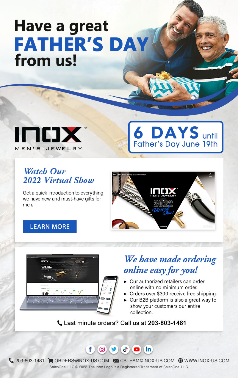 Have a great Father's Day from INOX!