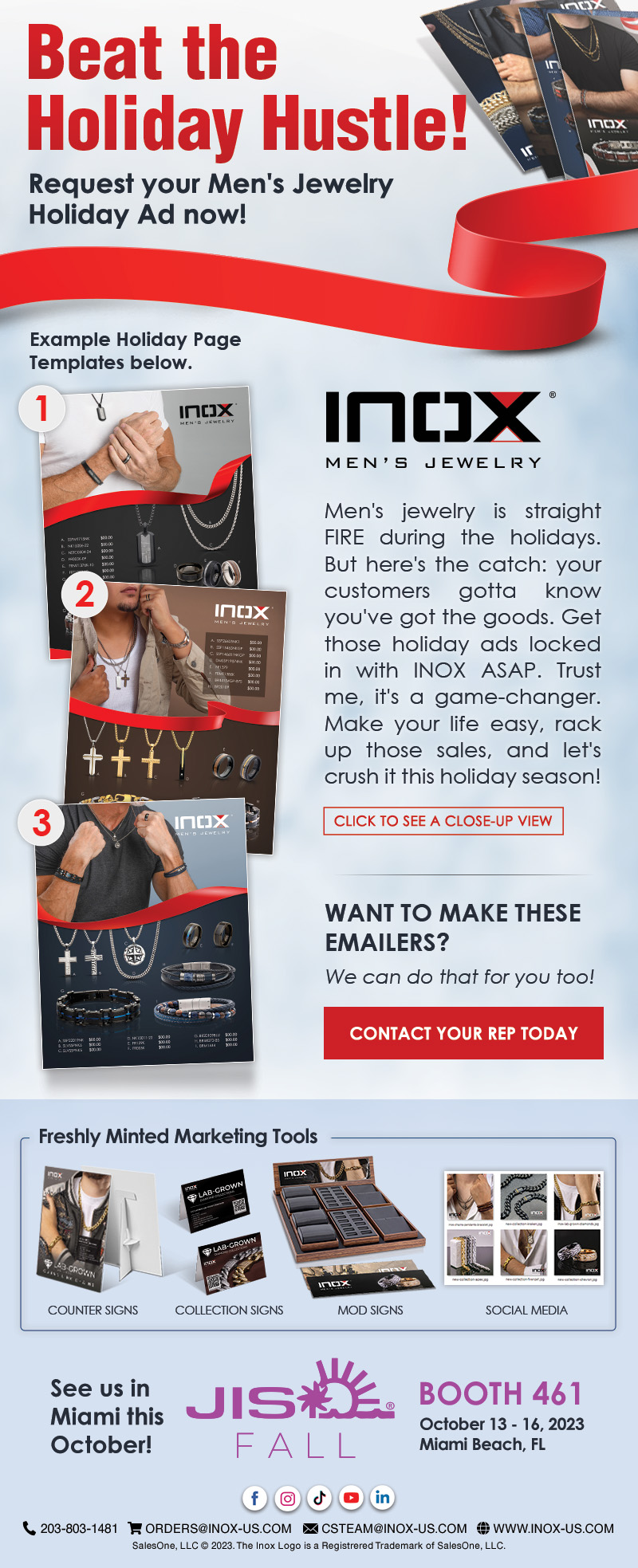 Beat the Holiday Hustle with INOX Men's Jewelry!