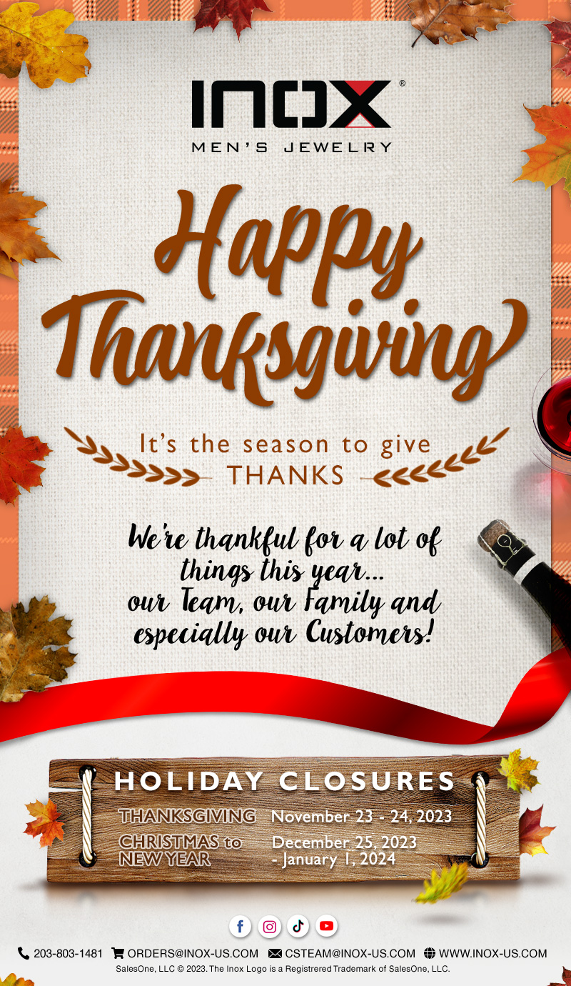 Happy Thanksgiving To You! - From INOX Team